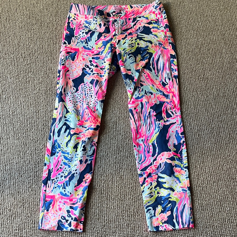 Lilly Pulitzer Kelly Skinny Ankle Pants sz 4